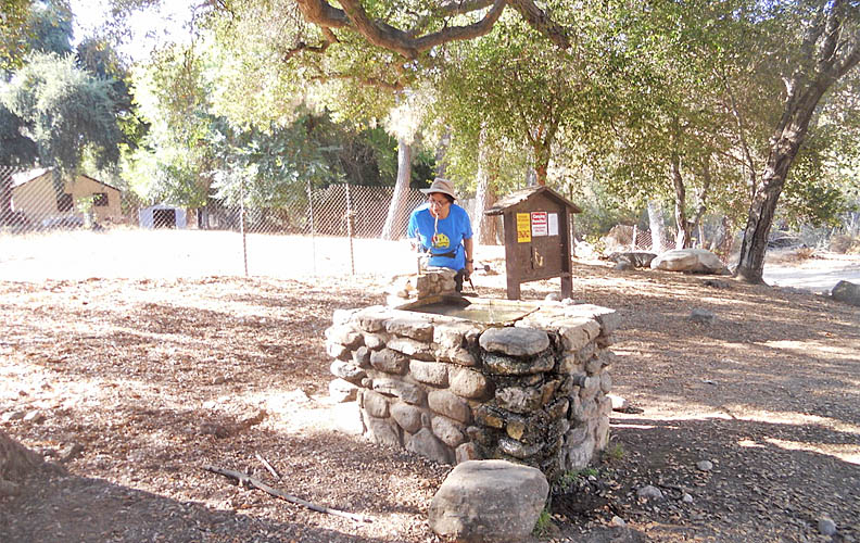 Gabrielino Western Trail drinking fountain